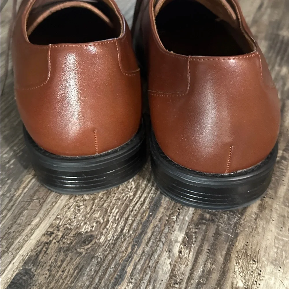 Stacy Adams Chestnut Leather Oxfords Size 12m